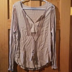 Womens beige blouse